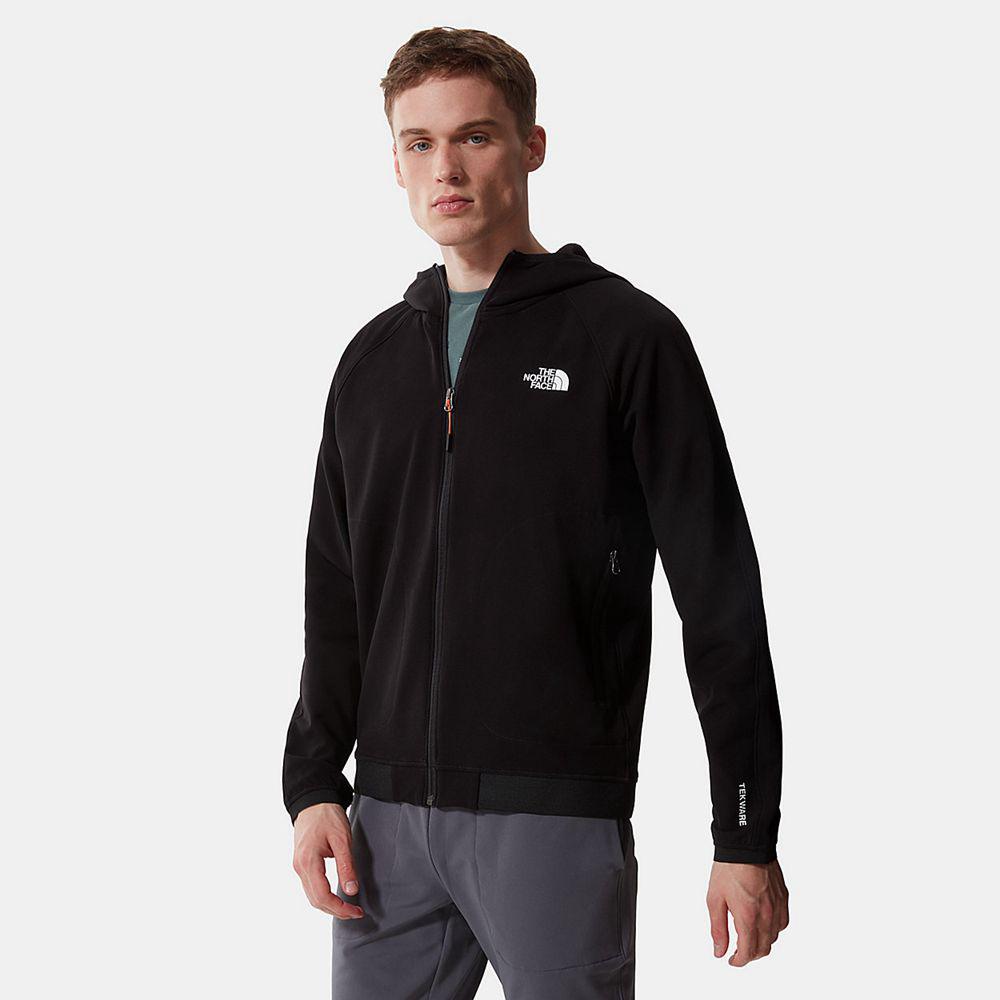 The North Face Tekware Ανδρικα Μπουφάν Fleece - Μαυρα (SYNC01642)